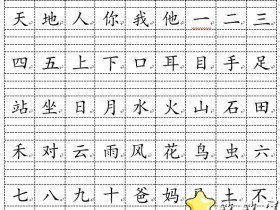 小学一年级全二年级上汉字拼音练习