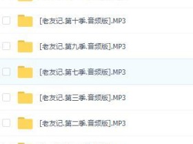 大人或大孩子学美语优质辅助资料:《老友记》1-10季 全部音频+PDF剧本