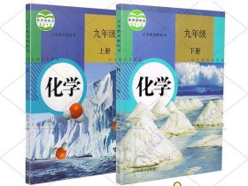 初中化学课本 九年级全套(包括新旧两套,全4本)