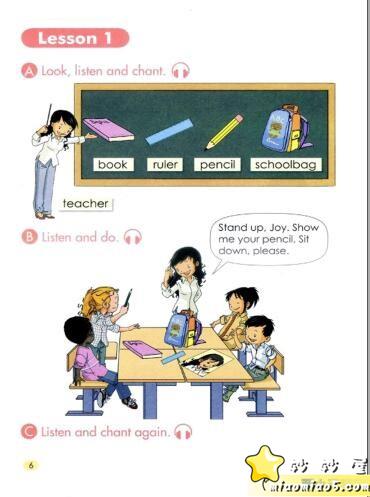 人教版英语（1年级起点）同步课本教材和音频（1-6年级）图片 No.2