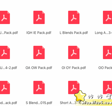 自然拼读worksheet电子档可打印，几千页 包含了所有字母组合图片 No.2